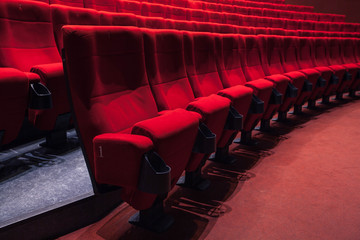 Fototapeta premium Empty cinema