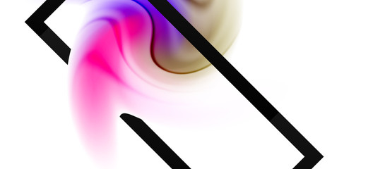 Abstract background, fluid mixing gradient liquid style colors composition. Vector Illustration For Wallpaper, Banner, Background, Card, Book Illustration, landing page