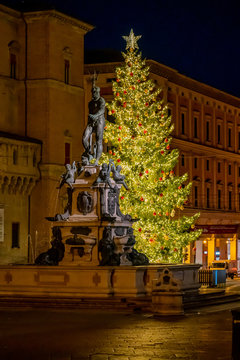Christmas time in Bologna Italy