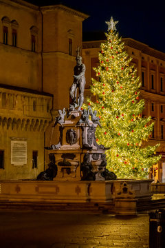 Christmas time in Bologna Italy