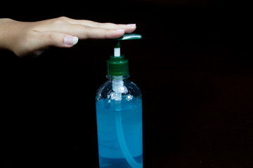 Hand wash alcohol gel ,For the killing of the Covid19 virus and the spread of deadly diseases...