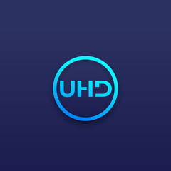 UHD video content icon