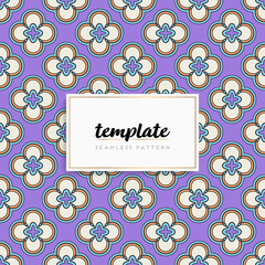 Background mandala seamless pattern vector