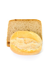 Frisch  gebackenes Brot mit Brötchen