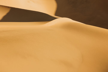 Mesquite Ebene im Death Valley am Morgen