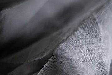 Gray abstract fabric background texture.