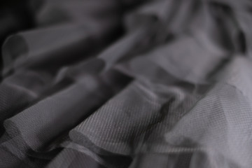 Gray abstract fabric background texture.
