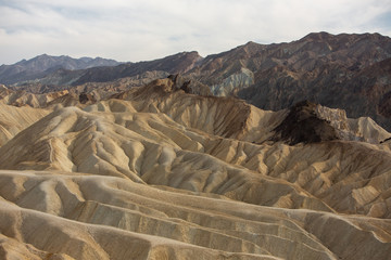 Fototapeta na wymiar Zabriskie Point im Death Valley