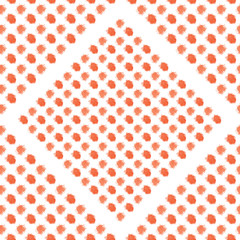 Seamless abstract pattern consisting of red dots