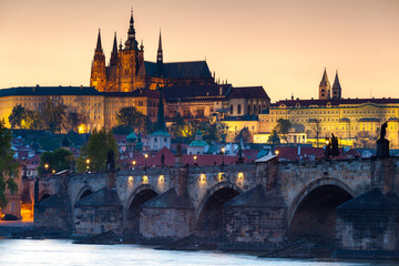 Obraz premium View of the city of Prague
