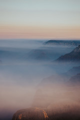 Grand Canyon im Nebel