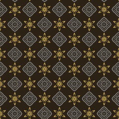 Seamless pattern dark background Wallpaper in Asian style