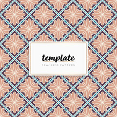 Obraz premium Background mandala seamless pattern vector