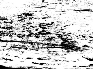 Rough wooden texture vector on transparent background. Old tree bark ornament. Cracked wooden board