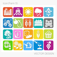 アイコン・牧場（Farm 5）Vector Design