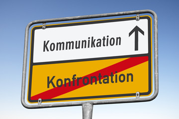 In Richtung Kommunikation statt Konfrontation