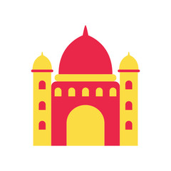 Colorful mosque