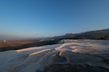 Pamukkale, famous natural pools in Turkey all dried.