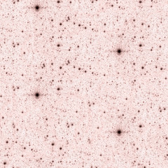 Outer space seamless pattern. Red abstract 