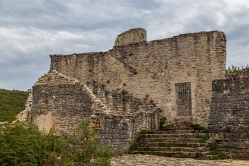 Ruins of the medieval Dvigrad town, Istria, Croatia