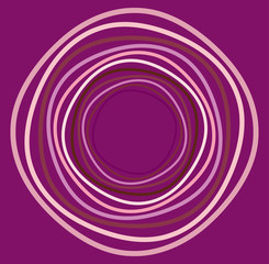 colorful, multicolor and monochrome cyclic, cycle concentric ring. revolved spiral, vortex, whorl. abstract circular, radial loop shape, element over colored backdrop, background
