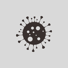 Coronavirus is a bacterium.  Icon. Vector