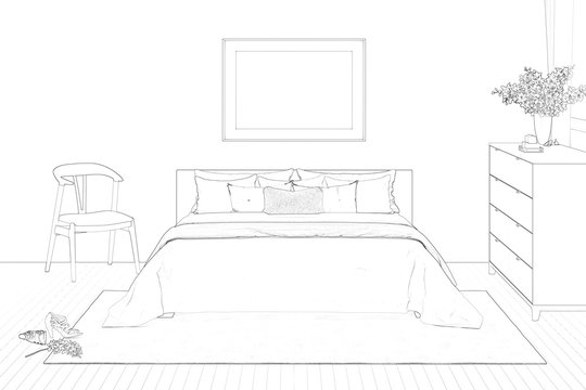 Bedroom Line Drawing Images Browse 9 219 Stock Photos Vectors And Video Adobe Stock