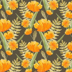 yellow flowers background