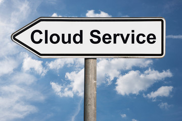 Obraz premium Cloud-Service