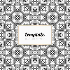 Fototapeta premium Background mandala seamless pattern vector
