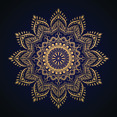 Luxury golden mandala background