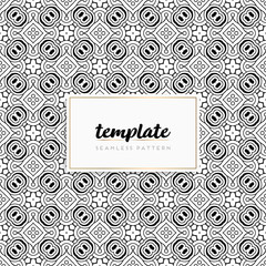 Background mandala seamless pattern vector