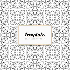 Background mandala seamless pattern vector
