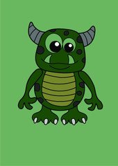 vector illustration of frog