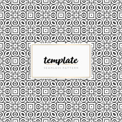 Background mandala seamless pattern vector