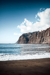 Fototapeta na wymiar Los Gigantes beach in Tenerife, Canary Islands