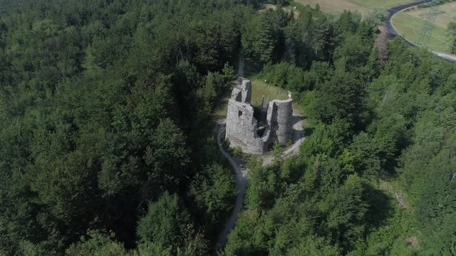 IL FORTINO DELLA SPARAVALLE  VISTA DA DRONE 