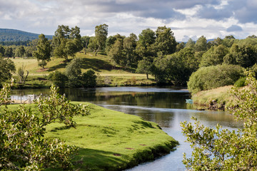 Fototapeta premium Spey River near Boat of Garten