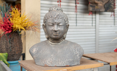 .statues of indonesian gods, hindu deities. Travel souvenirs in the form of statues of deities