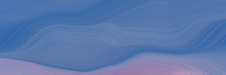 futuristic background banner with steel blue, pastel purple and light slate gray color. modern curvy waves background design