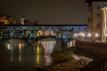 Fototapeta premium The Arno River in Florence Italy