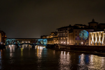The Arno River in Florence Italy