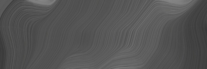 futuristic banner background with dim gray, gray gray and very dark blue color. elegant curvy swirl waves background design