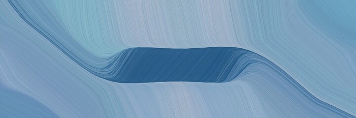 futuristic banner background with cadet blue, teal blue and pastel blue color. modern soft swirl waves background illustration