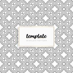 Background mandala seamless pattern vector