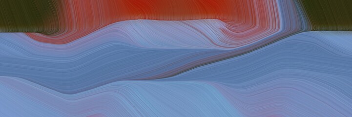 beautiful futuristic banner with light slate gray, old mauve and old lavender color. smooth swirl waves background illustration