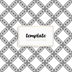 Background mandala seamless pattern vector