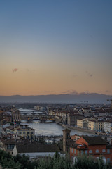 Overlooking Florence Italy from Piazzale Michelangelo