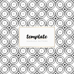 Background mandala seamless pattern vector