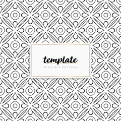 Background mandala seamless pattern vector